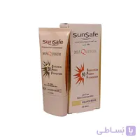 ضدآفتاب کرم پودری و پرایمری سان سیف مکیسان بژ طلایی NC20