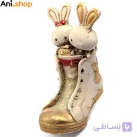مجسمه دکوری خرگوش کفش پوش