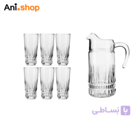 ست پارچ و لیوان لومینارک 7 پارچه