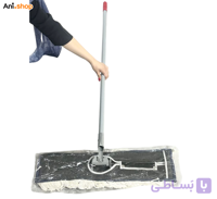 طی زمین شوی نخی فلزی 63 سانت با دسته بلند 130cm فلزی