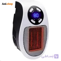 بخاری فندار و فن هیتر مدل دیواری 800W ریموت دار