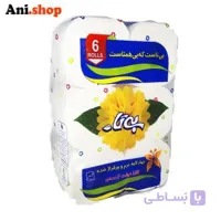 دستمال توالت 6 قلو بی تا کد N7