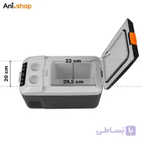 یخچال مسافرتی خودرو فریزر 16 لیتر مدل کنسولی