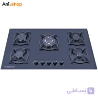اجاق گاز شیشه ای 5 شعله تکنو تک