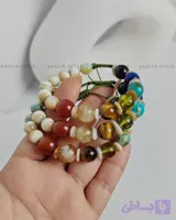دستبند هفت چاکرای اصل معدنی ثلین استایل