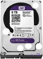 هارد اینترنال 6 ترابایت وسترن دیجیتال WD60PURX – بنفش