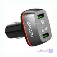 شارژر فندکی انکر مدل A2224 به همراه تکنولوژی شارژ سریع