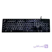 کیبورد باسیم بیاند مدل BK-7100W با حروف حک شده فارسی