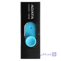 فلش مموری ای دیتا مدل UV220 ظرفیت 32 گیگابایت مشکی آبی