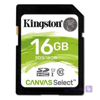 کارت حافظه کینگستون مدل SDHC Select 80R C10 با ظرفیت ۱۶ گیگابایت