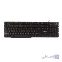 کیبورد باسیم تسکو مدل TK 8029L با حروف فارسی