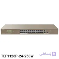 سوئیچ 24 پورت تندا TEF1126P-24-250W
