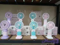 پنکه شارژی گلدار