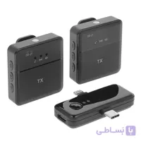 میکروفن یقه ای وایرلس دار مدل SX31 دو کاربره