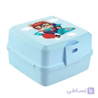 ظرف غذا کودک مدل خلبان رنگ آبی