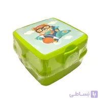 ظرف غذا کودک مدل خلبان رنگ طوسی