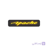 تابلو آرم جلو موتور سیکلت طرح آپاچی  apache مدل چراغ دار ال ای دی led