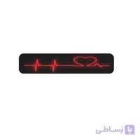 تابلو جلو موتور سیکلت مدل چراغ دار طرح ضربان قلب کدC