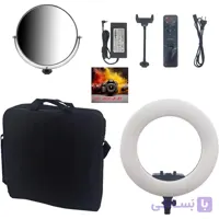 رینگ لایت ‍‍ پایه دار مدل FE-480  به همراه آینه وهولدرموبایل وکیف وپایه 2متری وریموت کنترل