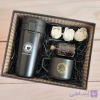 باکس هدیه تراول ماگ و فنجون مردانه مشکی