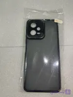 قاب گوشی Poco X5 و Redmi Note 12 5Gپشت مات محافظ لنز دار متال مشکی