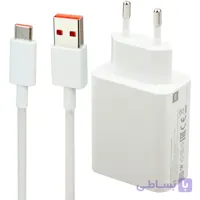 شارژر شیائومی توان 33 وات دو پین همراه کابل