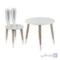 میز و صندلی کودک طرح خرگوش