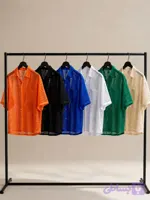 شومیز باکسی حصیری زنانه/مردانه از جنس حسیری شیشه ای کد 80352 (بدن نما)