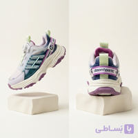 کتانی اسپرت بچگانه مدل رانینگ بند چرخشی دیسکی طرح dontpanic کد3143