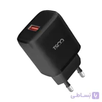 شارژر موبایل مدل TTC165  برند TSCO تسکو-رنگ مشکی-10.5 وات-تک پورت