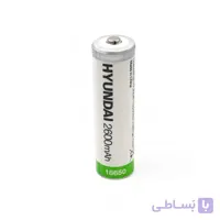 باتری 18650 شارژی 2600MAH تکی برند HYUNDAI