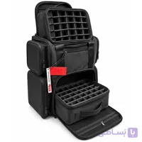 کیف رنگ چرمی کوله ای چرخ دار