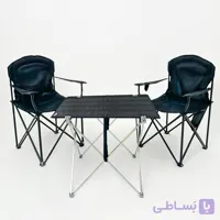 میز و صندلی سفری  تاشو 2 نفره مدل CAMPING s1 مجموعه 3 عددی