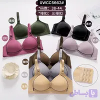 سوتین اسفنجی بدون فنرکد3328 کاپB جین 6عددی وارداتی اعلا