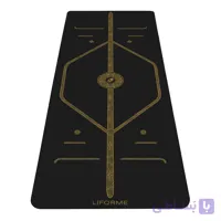 مت تمرین یوگا PU لایفرمی مدل Liforme Black & Gold