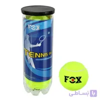 توپ تنیس خاکی مدل فاکس FOX بسته سه عددی