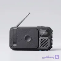 پاوربانک خورشیدی پاورولوژی ۱۶۰۰۰ میلی‌آمپر مدل رادیو FM و اسپیکر بلوتوثی، PD 20W