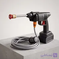 کارواش شارژی سه حالته Cleaning Gun توان 48 وات دو باتری