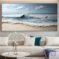 تابلو نقاشی مدرن «Beach waves»