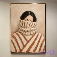 تابلو نقاشی هنری کارشده با رنگ روغن و اکرلیک «Peace »