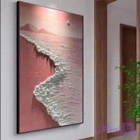 تابلو نقاشی هنری مدرن «Quiet beach»