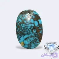نگین فیروزه آبی معدنی نیشابور T55