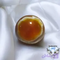 نگین عقیق سه پوست خوشرنگ و طبیعی تراش گنبدی | S۱92