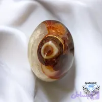 نگین باباقوری تک خال تراش کله قندی زیبا و طبیعی | E126