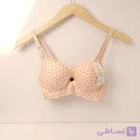 سوتین زنانه ابری فنردار طرح خالدار برند لینبو کد 35058