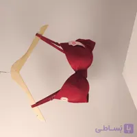 سوتین فنر دار زنانه جلو گره کاپ B برند flor romantica