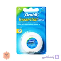 نخ دندان نعنایی اورال-بی مدل اسنشیالاس (Oral-B Essentialfloss) – موم‌دار و مقاوم در برابر پارگی با طول 50 متر