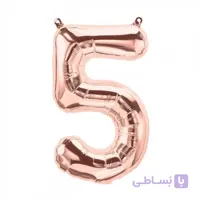 بادکنک فویلی طرح عدد 5