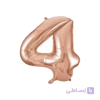 بادکنک فویلی طرح عدد 4