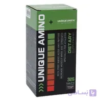 آمینو طعم‌ دار یونیک 325 عددی | Unique Flavored Amino 325 Tabs اورجینال با ضمانت